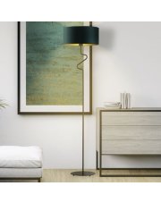 Designerska lampa stojąca pokojowa MORONI GOLD
