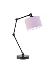 Czarna lampa biurkowa z regulacją ASMARA
