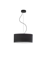 Regulowana lampa wisząca HAJFA VELUR fi - 40 cm - kolor czarny