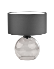 Szklana lampa stołowa w stylu skandynawskim LUTON