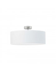 Biała lampa sufitowa do sypialni WENECJA fi - 50 cm - kolor biały