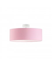 Różowa lampa sufitowa do pokoju dziecka WENECJA fi - 50 cm - kolor różowy