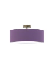 Minimalistyczna lampa plafonowa do salonu WENECJA fi - 50 cm - kolor fioletowy