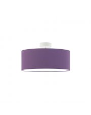 Lampa sufitowa z abażurem WENECJA fi - 40 cm - kolor fioletowy