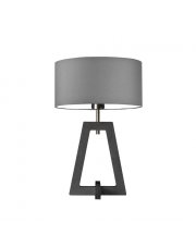 Lampa stołowa z drewnianą podstawą CLIO w stylu skandynawskim