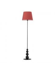 Czarna lampa podłogowa w minimalistycznym stylu LIZBONA