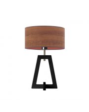 Lampa stołowa na drewnianej podstawie CLIO ECO