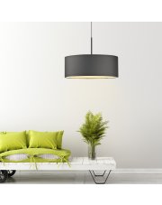 Lampa wisząca do pokoju SINTRA fi - 50 cm - kolor grafitowy