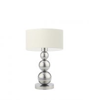 Klasyczna lampa stołowa srebrne kule HONOLULU